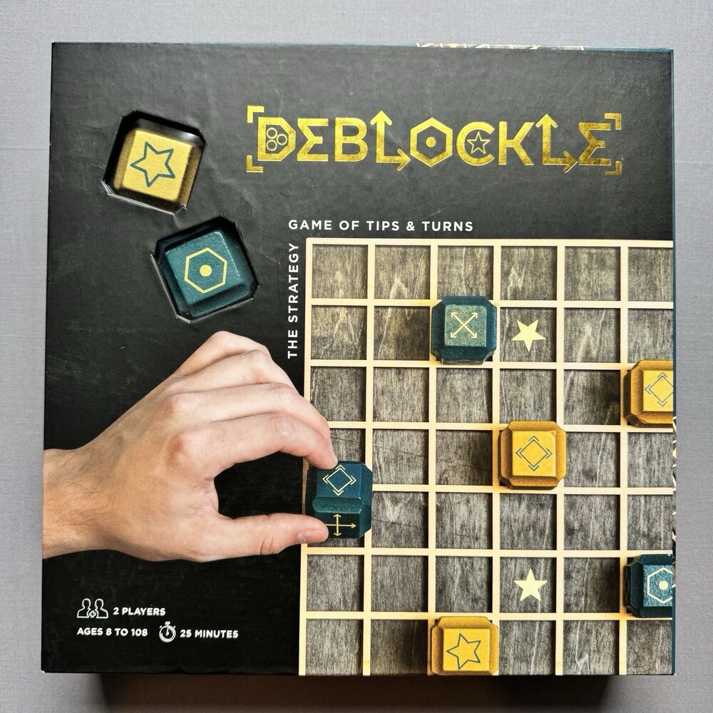 Deblockle Game Project Genius Strategy 2019 Complete Brainteaser 2 Player